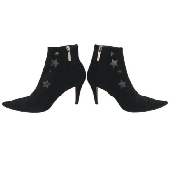 $895 TAMARA MELLON Jimmy Choo Astrid Star 3" Heel Ankle Boots 5 Suede Booties - Picture 5 of 10
